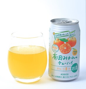 アスター有田みかんのチューハイ 350mL×24本×1ケース | みかん 柑橘 酎ハイ チューハイ 有田みかん お酒 果汁 栃木県