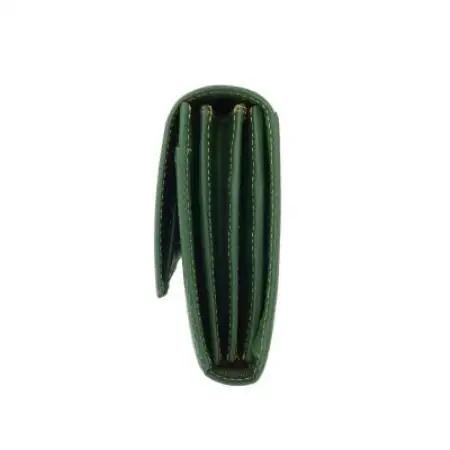 【濱野皮革工藝の長財布】グレース ロングウォレット ギャルソンタイプ(グリーン)【1749133】