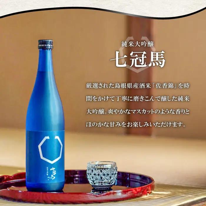 七冠馬 純米大吟醸・純米吟醸セット【日本酒 720ml 四合瓶 2本 詰め合わせ セット 飲み比べ 七冠馬 純米大吟醸 純米吟醸 純米酒 お酒 酒 地酒 晩酌 こだわり アルコール プレゼント 贈り物