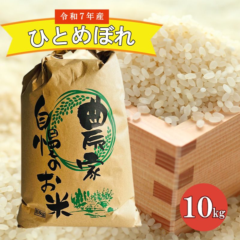 【ふるさと納税】農家直送！ 令和7年度産 宮城県亘理町産 ひとめぼれ 10kg お米 ライス 白米 精米 ブランド米 ご飯 炭水化物 　お届け：2025年10月中旬から順次発送