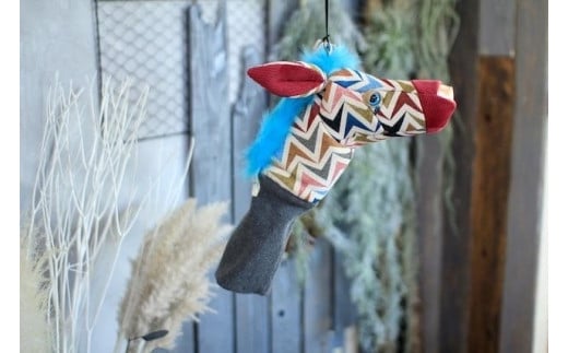 
【限定１個】アニマルヘッドカバー(シマウマ)animal head cover (zebra) Ｂ
