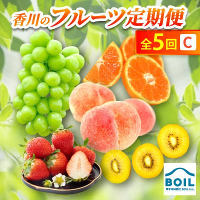 ふるさと納税 香川県 【発送月固定定期便】香川のフルーツ(5C)全5回
