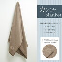 【ふるさと納税】カシミヤ毛布 (毛羽部分) シングル 150cm×210cm《瀧芳株式会社》｜カシミヤ カシミア ブランケット 快眠 快適 熟睡 睡眠 洗濯可能 寝具 [1620]