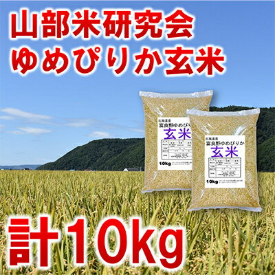 【ふるさと納税】【毎月定期便】【特A受賞米】北海道富良野市産ゆめぴりか　玄米10kg全3回【4007411】