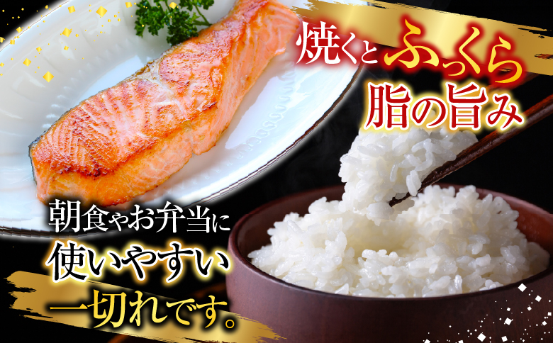 塩キングサーモン切り身1切(約100g)×18P C-09011