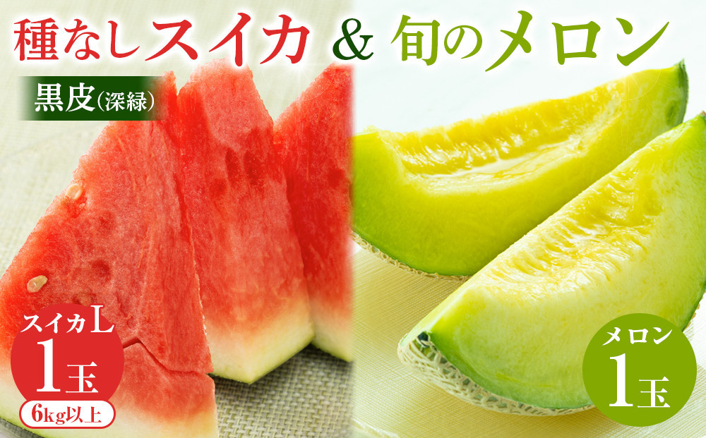 
            ２５３．【先行予約】黒皮（深緑）種なしスイカと旬のメロンセット（こちらの返礼品は、大栄西瓜ではありません） ※6月上旬～7月下旬頃に順次発送予定
          