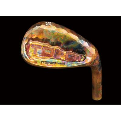 ふるさと納税 豊明市 【一刀彫】バージョン4 ウェッジ バーニングカッパーメッキ モーダスウェッジ105シャフトS 58度