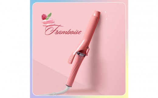 【福岡市】 クレイツ マカロンカールアイロン 32mm 120℃～200℃ 海外対応 交流(コード)式 フランボワーズ CCM-G32P 【 美容家電 おすすめ 家電 】