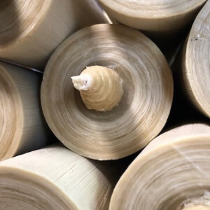 国内産ハゼの実蝋を100%使用〈伝統工芸品　和ろうそく〉寺院用　80匁棒(約27cm)全工程手作り【1379598】