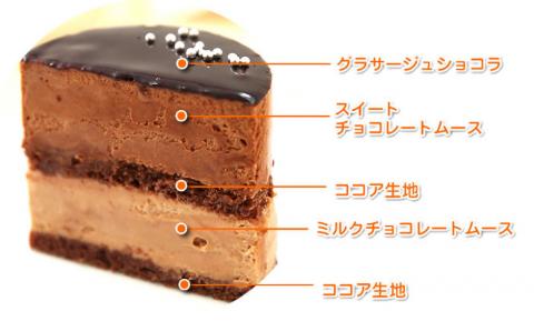 リッチな味わい♪チョコレートケーキ『とろける生ショコラ』　北海道・新ひだか町のオリジナルケーキ