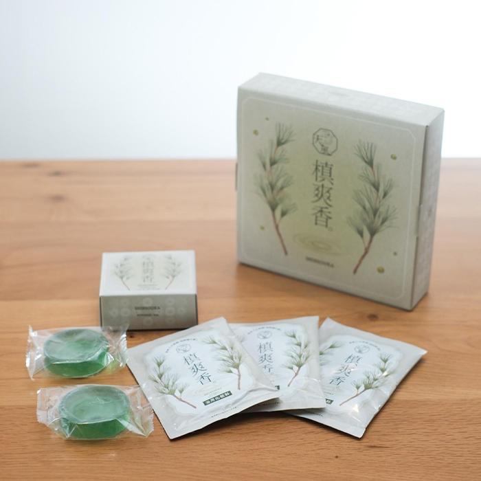 槙爽香。ギフトBOX 『槙』 石鹸 入浴剤 セット　AX09_イメージ2