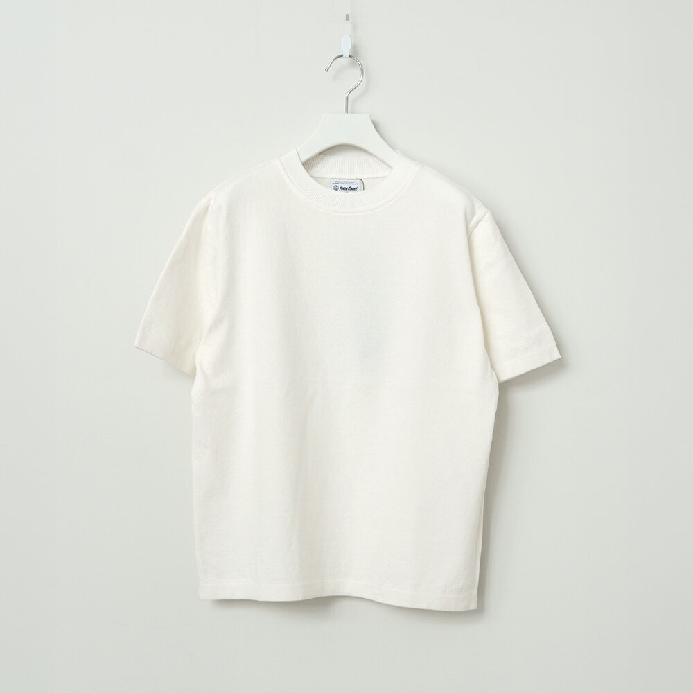 【ふるさと納税】【Yonetomi】米富繊維 LIGHT WAVE COTTON KNIT PULLOVER WHITE 白色 服 洋服 ユニセックス メンズ レディース ブランド 数量限定 山形県 山辺町 yt-lwpxw