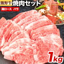 【ふるさと納税】牛肉 熊野牛 焼肉セット 肩ロース バラ 株式会社Meat Factory《30日以内に出荷予定(土日祝除く)》和歌山県 日高川町 熊野牛 黒毛和牛 ロース 焼き肉 焼肉