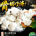 【ふるさと納税】【5月上旬から10月下旬発送】身から肝まですべて堪能！熟練の技で食べやすい！活きハモの骨切り 2人前（約500g）　愛媛県大洲市/天然活魚　濱　屋[AGBP006]