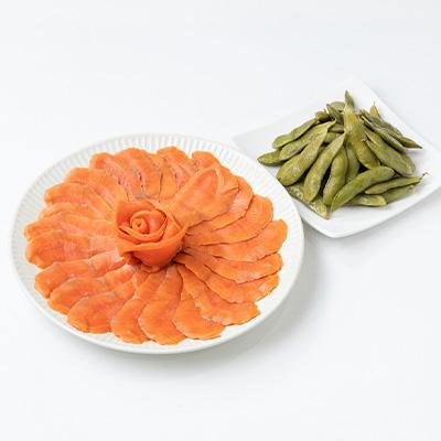ふるさと納税 富田林市 スモークサーモン&燻製茶豆 セット　計460g |  | 01