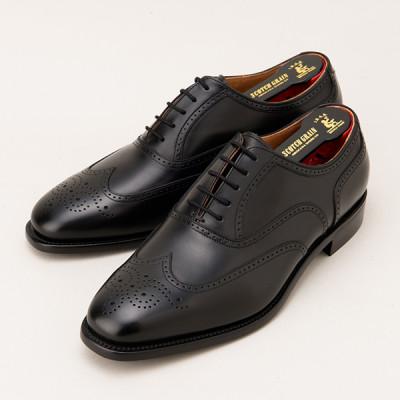 ふるさと納税 墨田区 スコッチグレイン「アシュランス」 No.3525 ブラック 23.5cm EEE 紳士靴 |  | 01