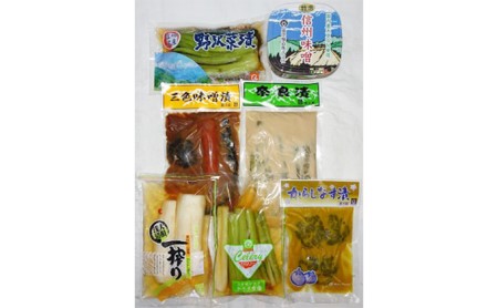 犀龍小太郎 漬物6種・味噌1種 セット 藤澤醸造株式会社 | 信州セット