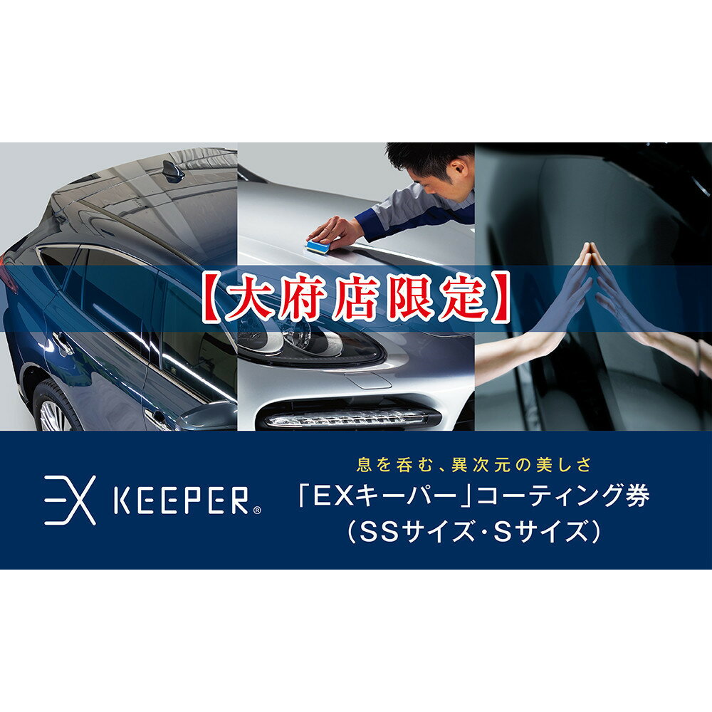 【ふるさと納税】【大府店限定】KeePer LABO EXキーパー コーティング券 SSサイズ・Sサイズ | 車 洗車 コーティング キーパー keeper KeePer技研 キーパー技研 コーティング剤 手洗い プロ