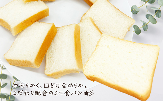 やわらかミニ食パン（4本入り）　【45P3002】【岩谷製パン有限会社】