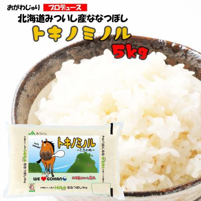 ふるさと納税 新ひだか町 北海道産 新米 ななつぼし トキノミノル 白米 5kg