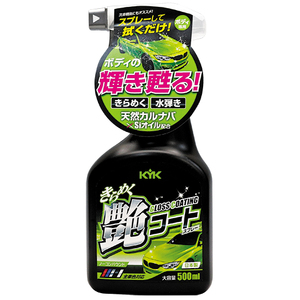 きらめく艶コートスプレー 2本　カー用品 洗車用品  ワックス効果 ワックス