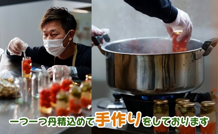 ＜農家の手作り 当店人気おかずピクルス！＞タマネギと青じそ梅かつおピクルス(5本) 常温 常温保存 酢漬け 漬物 おかず サイドディッシュ ヘルシー カラフル おつまみ ギフト 贈答用 【m104-0