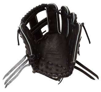 ローリングス (Rawlings) 硬式 内野手用 グローブ 広い捕球面 日本製：右投げ用 ブラック