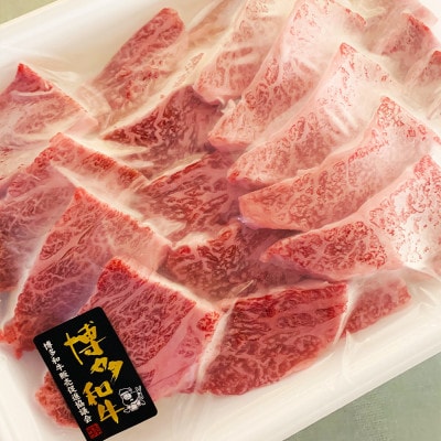 【毎月定期便】【博多和牛】焼肉用　(合計500g)全5回【配送不可地域：離島】【4071631】