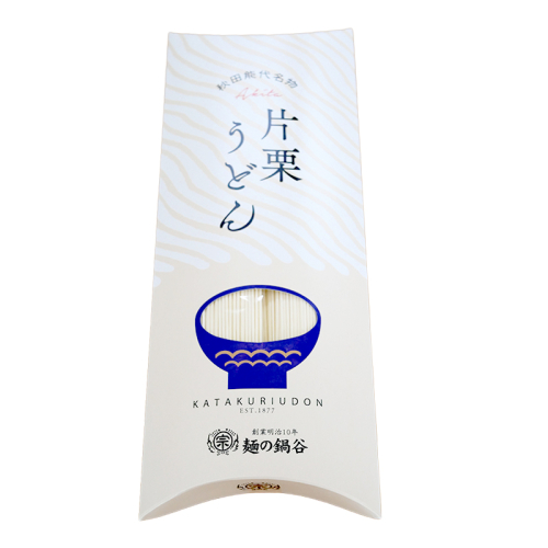 【Amazon特別価格】うどん 麺の鍋谷 片栗うどん 120g 4束入 1箱 お土産 ピロー箱 お試し 麺類 乾麺