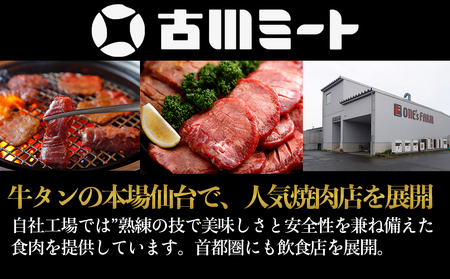 牛タン 厚切り 塩牛タン 600g(300g×2) 大崎市 古川ミート