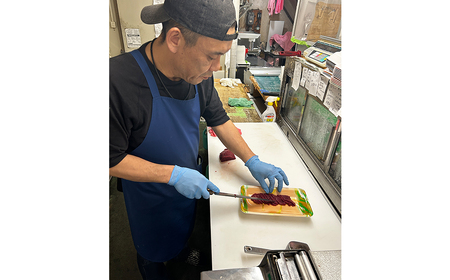 馬刺し赤身モモ・ロースセット　約400g　【07208-0648】