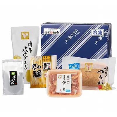 はかた地どり　美人水炊きセットA（2～3人前） 2L4