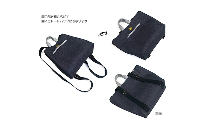 リュックトート　ベージュ