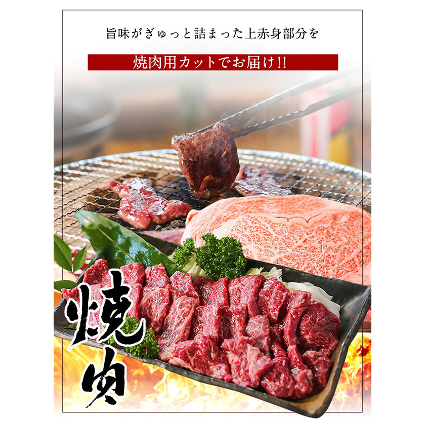 あか牛 上赤身焼肉用 1kg (250g×4個) 白水乃蔵《60日以内に出荷予定(土日祝除く)》 赤牛 焼肉 ---sms_fhakjakay4_60d_24_40000_1kg---