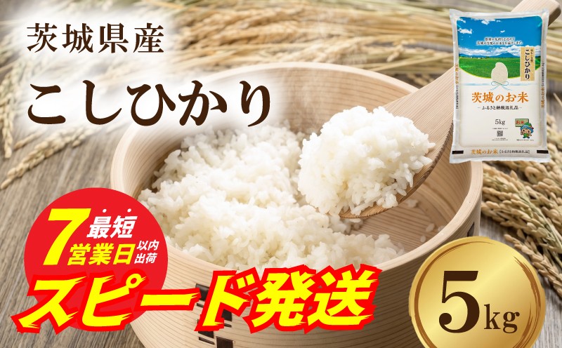 
                  【 スピード発送 】 令和7年産 精米 茨城県産 こしひかり 5kg 米 お米 ご飯 ごはん コメ 白米 ライス コシヒカリ 7営業日以内発送 すぐ届く すぐ発送 米5kg 5キロ 銘柄米 茨城県 新生活 応援 kome okome 茨城県産 国産 産地直送 ※ 関東 茨城 筑西
                
