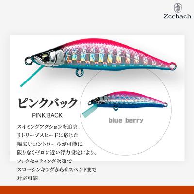ふるさと納税 大館市 渓流用ミノーZeebach50Fピンクバック |  | 01