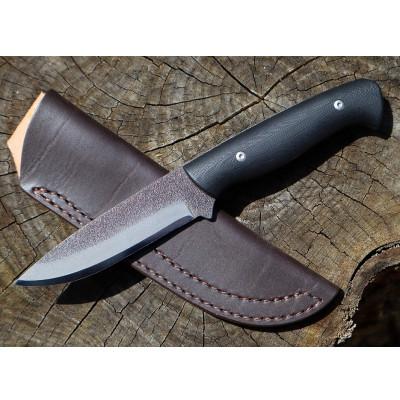 ふるさと納税 南国市 【晶之作】アウトドアナイフ:MASANO　白鋼【G10】皮ケース |  | 01