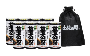 【ふるさと納税】土佐の大豊碁石茶カート缶8本入り＋特製巾着袋つき 【グレイジア株式会社】[ATAC013]