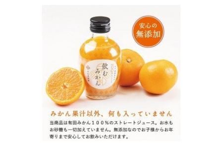 【早和果樹園】飲むみかん12本入（180ml）(B613-4)