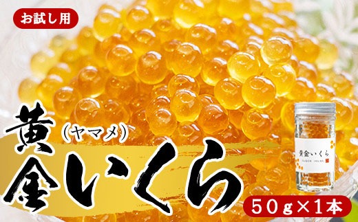 【お試し用】【幻の珍味】「黄金いくら」１本セット（ヤマメの卵醤油漬け） いくら イクラ 魚卵 小分け　数量限定 旬 人気 贈答 美味しい ヤマメ 鱒 冷凍 お取り寄せ