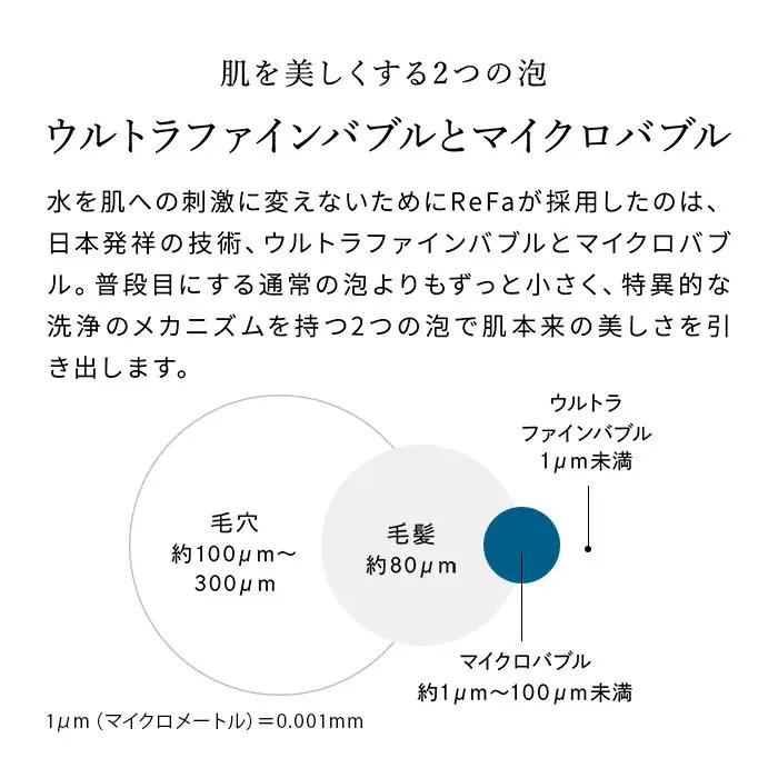 【ホワイト】リファファインバブル ダイア 150