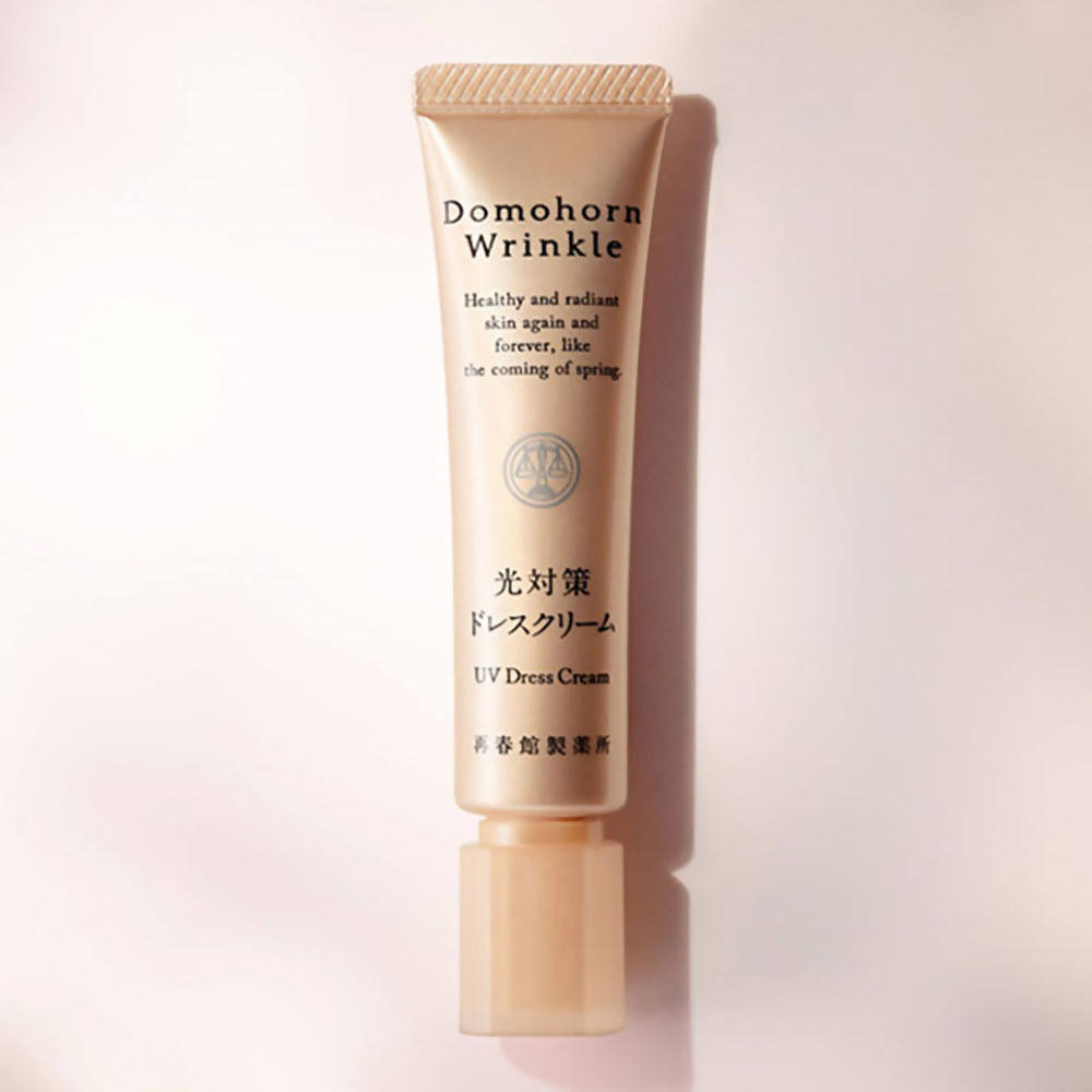ドモホルンリンクル 日焼け止め 光対策ドレスクリーム＜日中クリーム＞ 25g(約75日分) 日焼け止め 下地 保湿 光対策 UVケア ダメージケア スキンケア フェイスケア 美容 合成香料・着色料不使用 再春館製薬所 ドモホルンリンクル 光対策ドレス クリーム （日中クリーム）25g