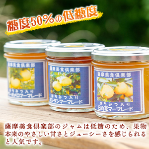 isa555 3種の柑橘ジャム食べ比べセットA(計6個・ボンタン、サワーポメロ、日向夏 各140g) 加工食品 果物 フルーツ 詰め合わせ 果肉 柑橘 低糖 ハンドメイド ジャム ギフト マーマレード