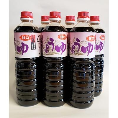 ふるさと納税 豊前市 福岡の味　甘口醤油1ケース(1L×6本)