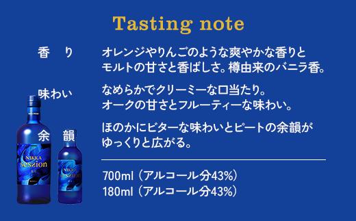 ウイスキー　ニッカ　セッション　奏楽　700ml×4本 栃木県さくら市の工場で熟成【ウィスキー セット お酒 ハイボール 水割り ロック 飲む 国産 洋酒 ジャパニーズ ウイスキー 蒸溜所 家飲み 酒