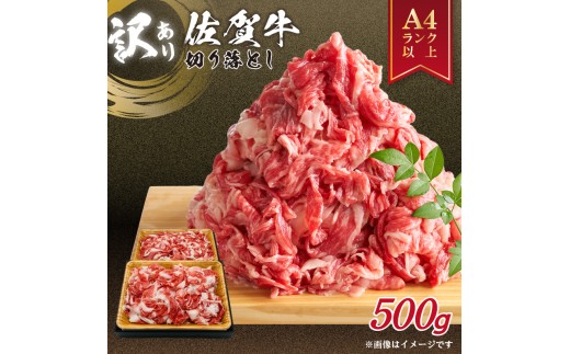 佐賀牛 訳あり 切り落とし 500g 159-J1694
