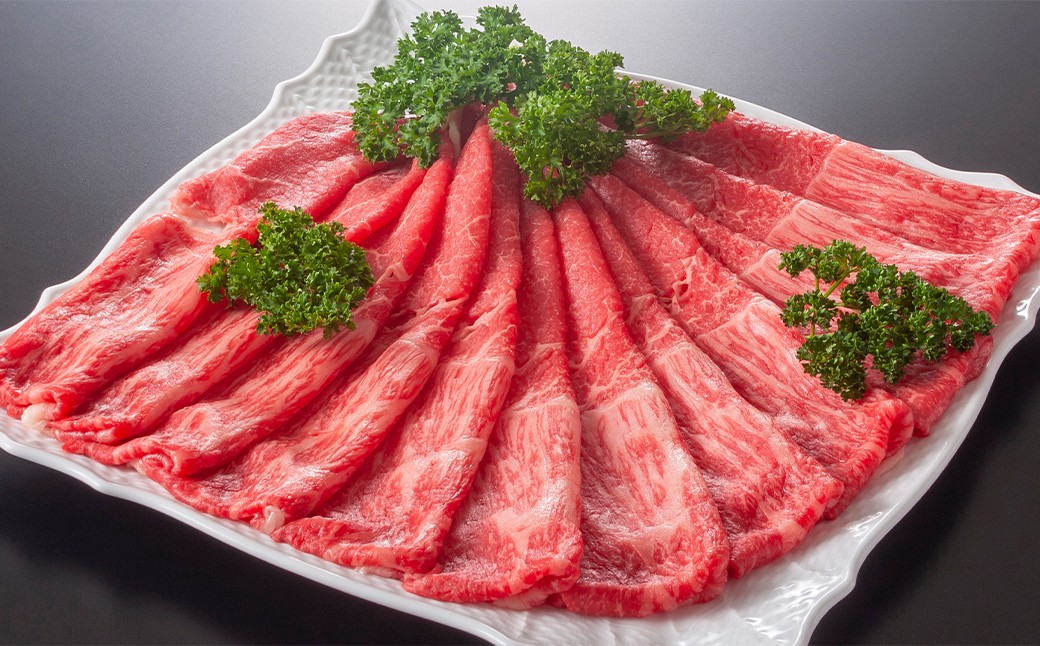 【訳あり】【A4～A5】 長崎和牛 赤身霜降り しゃぶしゃぶ すき焼き用 （肩・モモ） 約1.2kg （約600g×2パック）