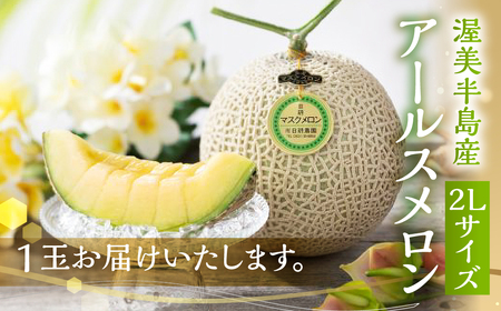 【9月発送】メロン 2L × 1玉 日研農園 ／ メロン めろん 先行予約 フルーツ 果物 アールスメロン 青肉メロン 旬 夏 厳選 高級 人気 デザート メロン ゼリー 贈答用 贈答品 贈答 メロン