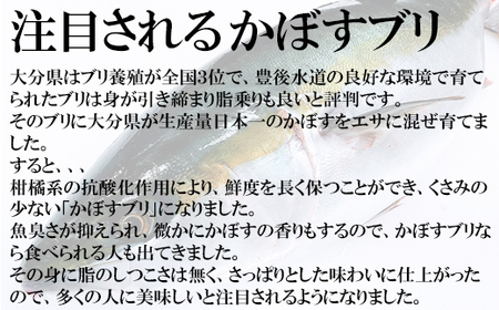 【豊後ぐるめ倶楽部】かぼすブリのりゅうきゅう 80g×5食＜105-017_5＞