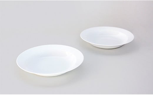 
            2016/ SD Deep Plate set【2016/オリジナル】有田焼 食器 器 皿 深皿 プレート ディーププレート 2枚 ホワイト シンプル AA40-387
          